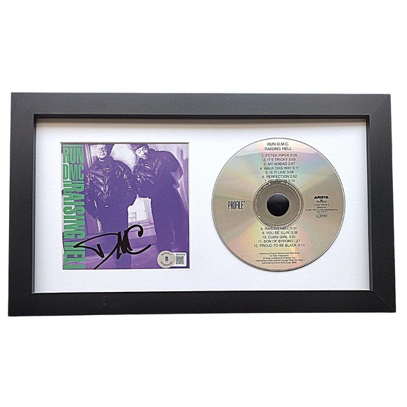 Darryl McDaniels Run DMC Signed Raising Hell CD Beckett Rap Hip Hop 50 Autograph - Picture 1 of 6